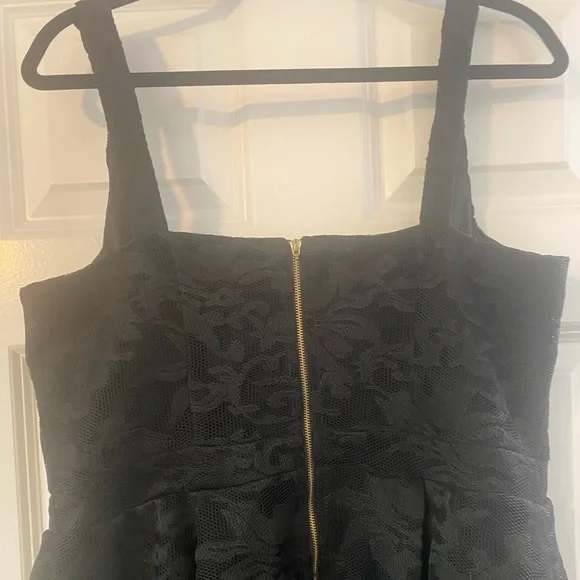 City Chic Black Jackie Lace Dress Size S 16 - Picture 7 of 8